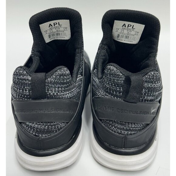 APL Athletic Propulsion Labs Ascend Shoes Sneakers Womens Size 8 Black Grey - Picture 4 of 9